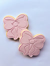 Pink Bow cookies