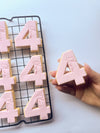 Personalised Number Birthday cookies